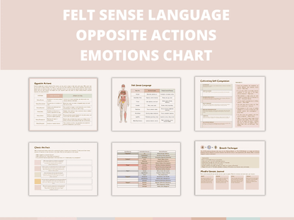 "Sitting With Your Feelings" CBT Worksheets for ADHD, Autism & Self-Awareness Support - mindloop
