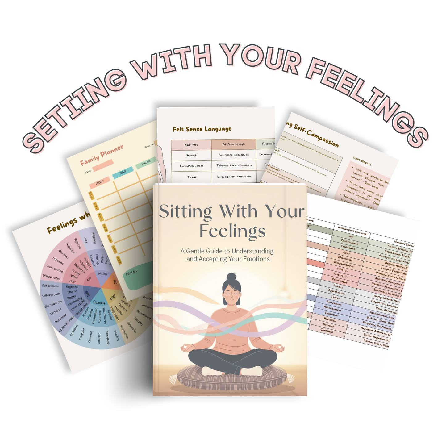 Sitting With Your Feelings - CBT Worksheets for ADHD
