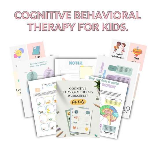 Cognitive Behavioral Therapy Worksheets for Kids - CBT Therapy