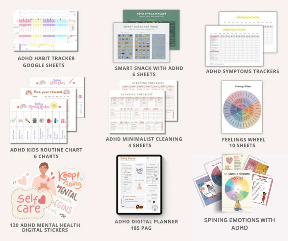 The Ultimate ADHD Toolkit - ADHD Therapy Workbooks and Planners
