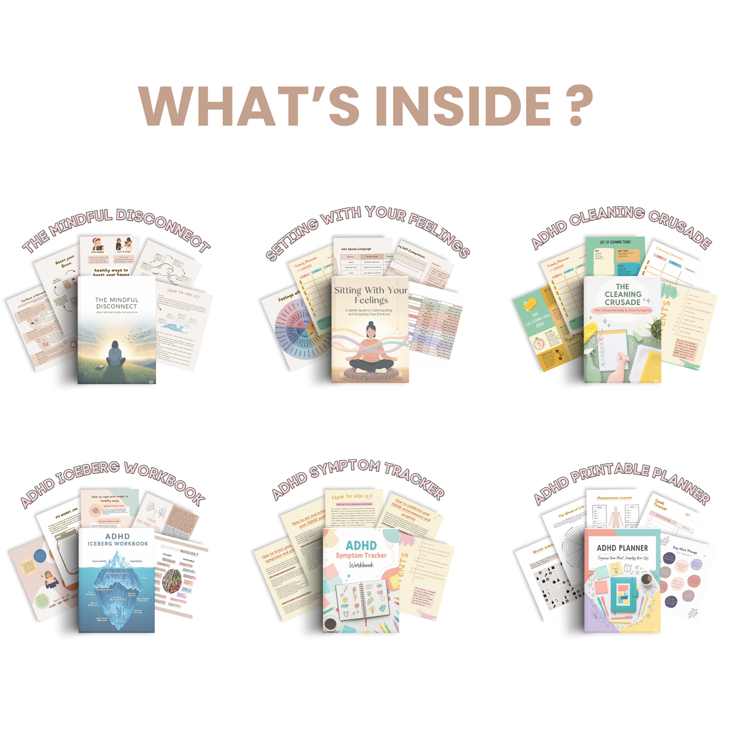 The Ultimate ADHD Toolkit - ADHD Therapy Workbooks and Planners