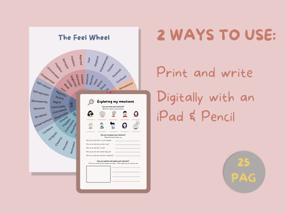 Spining Emotions with ADHD Emotional Regulation & Planner Workbook - mindloop