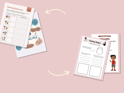 Spining Emotions with ADHD Emotional Regulation & Planner Workbook - mindloop