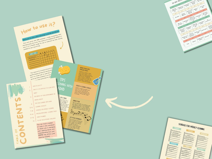 The Cleaning Crusade - ADHD Cleaning Planner, Checklist, Cleaning Schedule and Workbook - mindloop