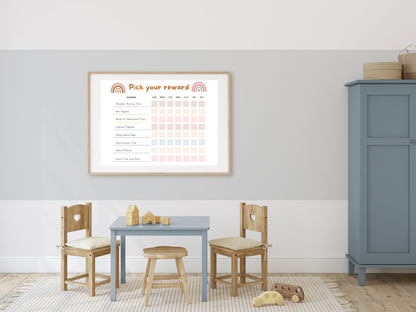 Kids Routine Flip Chart – Editable Visual Schedule for ADHD & Autism | Morning & Bedtime Routine, Chore & Reward Chart Printable - mindloop
