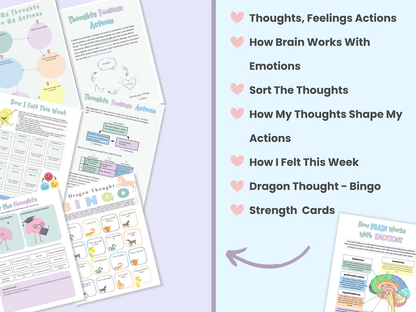Cognitive Behavioral Therapy Worksheets for Kids - CBT Therapy - mindloop